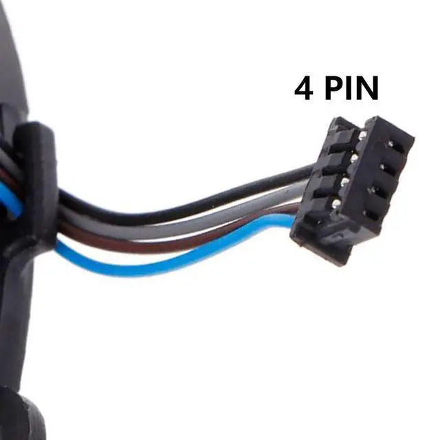 Alt view image 5 of 7 - CPU Cooling Fans Suitable for HP Omen 3 Plus 4 Plus 17-CE 17-an TPN-Q195 Series 17-AN012DX 17-AN013TX 17-AN014TX 17-AN101TX 17-CE1013DX Laptop Cooler Fan 5V 4 PIN OFJL50000H + OFJL60000H (CPU)