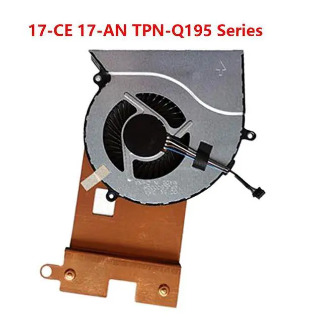 Alt view image 6 of 7 - CPU Cooling Fans Suitable for HP Omen 3 Plus 4 Plus 17-CE 17-an TPN-Q195 Series 17-AN012DX 17-AN013TX 17-AN014TX 17-AN101TX 17-CE1013DX Laptop Cooler Fan 5V 4 PIN OFJL50000H + OFJL60000H (CPU)