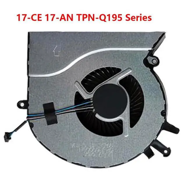 Alt view image 6 of 7 - GPU Cooling Fans Suitable for HP Omen 3 Plus 4 Plus 17-CE 17-an TPN-Q195 Series 17-AN012DX 17-AN013TX 17-AN014TX 17-AN101TX 17-CE1013DX Laptop Cooler Fan 5V 4 PIN OFJL50000H + OFJL60000H (GPU)