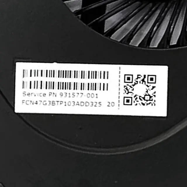 Alt view image 4 of 7 - CPU + GPU Cooling Fans Suitable for HP Omen 3 Plus 4 Plus 17-CE 17-an TPN-Q195 Series 17-AN012DX 17-AN013TX 17-AN014TX 17-AN101TX 17-CE1013DX Laptop Cooler Fan 5V 4 PIN OFJL50000H + OFJL60000H (2PCS)
