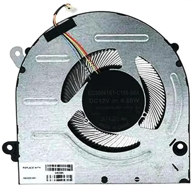 Main image of 12V GPU Cooling Fans Suitable for HP Pavilion PRO 16 16-AB 16-ab0000TX 16-ab0556TX TPN-W161 Series Laptop Cooler Fan 12V 9.6W 4 PIN EG50060S1-C200-S9A + EG50060S1-C190-S9A P/N: N63220-001 (GPU)