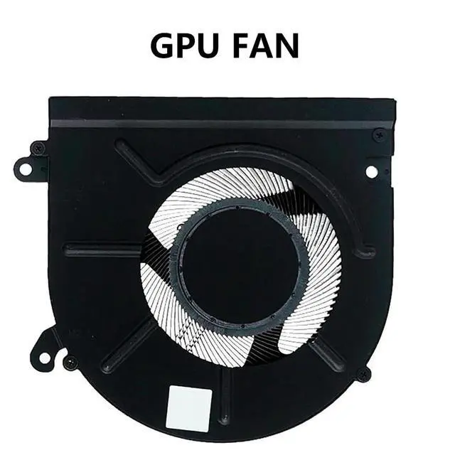 Alt view image 7 of 7 - 12V GPU Cooling Fans Suitable for HP Pavilion PRO 16 16-AB 16-ab0000TX 16-ab0556TX TPN-W161 Series Laptop Cooler Fan 12V 9.6W 4 PIN EG50060S1-C200-S9A + EG50060S1-C190-S9A P/N: N63220-001 (GPU)