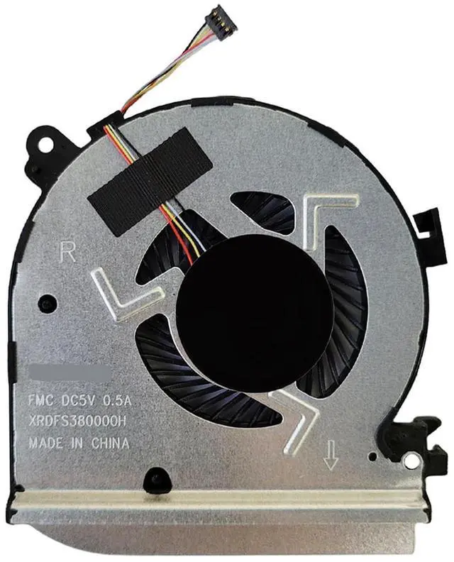 Main image of GPU Cooling Fans Suitable for HP Spectre X360 15-BL TPN-Q179 Series 15-BL125NR 15-BL112DX 15-BL000xx Laptop Cooler Fan 5V 0.5A 4 PIN 0FJ380000H + 0FJ39000H P/N : 914357-001 + 914358-001 (GPU)