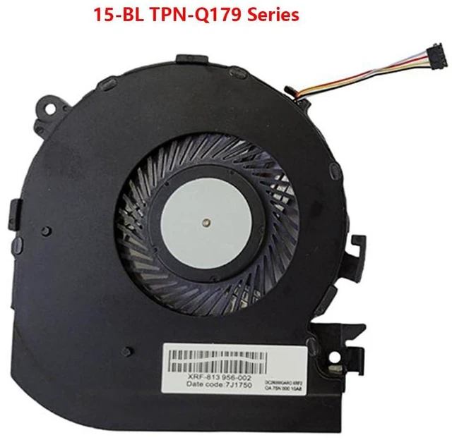 Alt view image 2 of 7 - CPU Cooling Fans Suitable for HP Spectre X360 15-BL TPN-Q179 Series 15-BL125NR 15-BL112DX 15-BL000xx Laptop Cooler Fan 5V 0.5A 4 PIN 0FJ380000H + 0FJ39000H P/N : 914357-001 + 914358-001 (CPU)