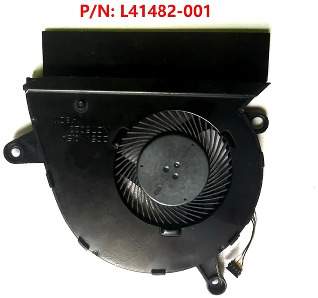 Alt view image 7 of 7 - CPU Cooling Fans Suitable for HP Spectre X360 15-DF 15T-DF PN-Q213 Series Laptop Cooler Fan 5V 0.5A 4 PIN ND75C23-18C11 + ND75C23-18C12 P/N: L41482-001 + L41483-001 (CPU)