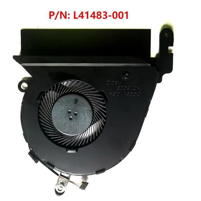 Alt view image 7 of 7 - GPU Cooling Fans Suitable for HP Spectre X360 15-DF 15T-DF PN-Q213 Series Laptop Cooler Fan 5V 0.5A 4 PIN ND75C23-18C11 + ND75C23-18C12 P/N: L41482-001 + L41483-001 (GPU)