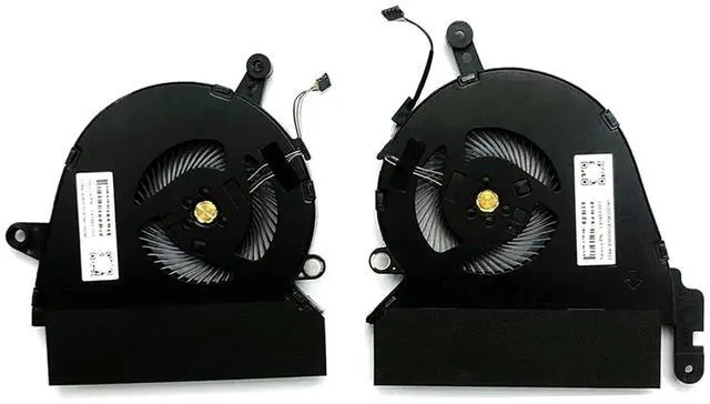 Main image of CPU + GPU Cooling Fans Suitable for HP Spectre X360 15-DF 15T-DF PN-Q213 Series Laptop Cooler Fan 5V 0.5A 4 PIN ND75C23-18C11 + ND75C23-18C12 P/N: L41482-001 + L41483-001 (2PCS)