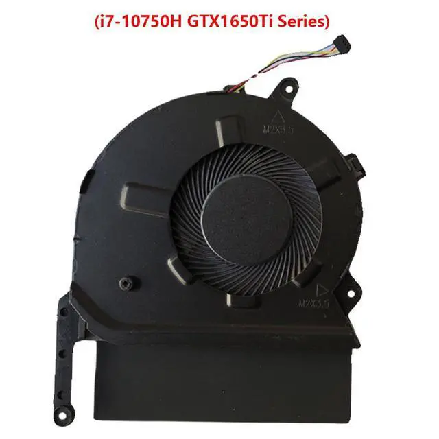 Alt view image 2 of 7 - GPU Cooling Fans Suitable for HP Spectre X360 15'' i7-10750H 15-EB 15t-EB TPN-Q226 GTX1650Ti Laptop Cooler Fan 5V 0.5A 4 PIN ND75C37-19C04 + ND75C37-19C05 P/N: M00226-001 + M00227-001 (GPU)