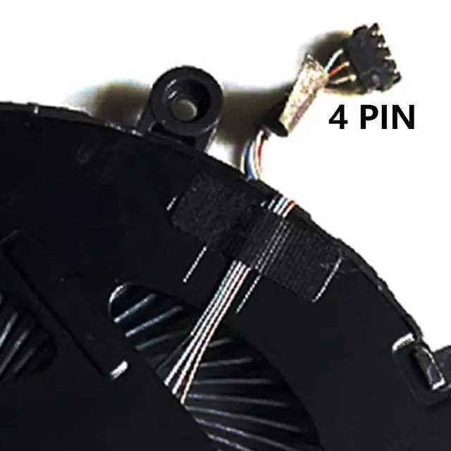Alt view image 5 of 7 - GPU Cooling Fans Suitable for HP Spectre X360 15'' i7-10750H 15-EB 15t-EB TPN-Q226 GTX1650Ti Laptop Cooler Fan 5V 0.5A 4 PIN ND75C37-19C04 + ND75C37-19C05 P/N: M00226-001 + M00227-001 (GPU)