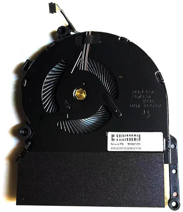 Main image of GPU Cooling Fans Suitable for HP Spectre X360 15'' i7-10750H 15-EB 15t-EB TPN-Q226 GTX1650Ti Laptop Cooler Fan 5V 0.5A 4 PIN ND75C37-19C04 + ND75C37-19C05 P/N: M00226-001 + M00227-001 (GPU)