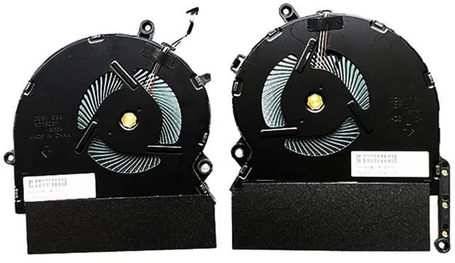 Main image of CPU + GPU Cooling Fans Suitable for HP Spectre X360 15'' i7-10750H 15-EB 15t-EB TPN-Q226 GTX1650Ti Laptop Cooler Fan 5V 0.5A 4 PIN ND75C37-19C04 + ND75C37-19C05 P/N: M00226-001 + M00227-001 (2PCS)