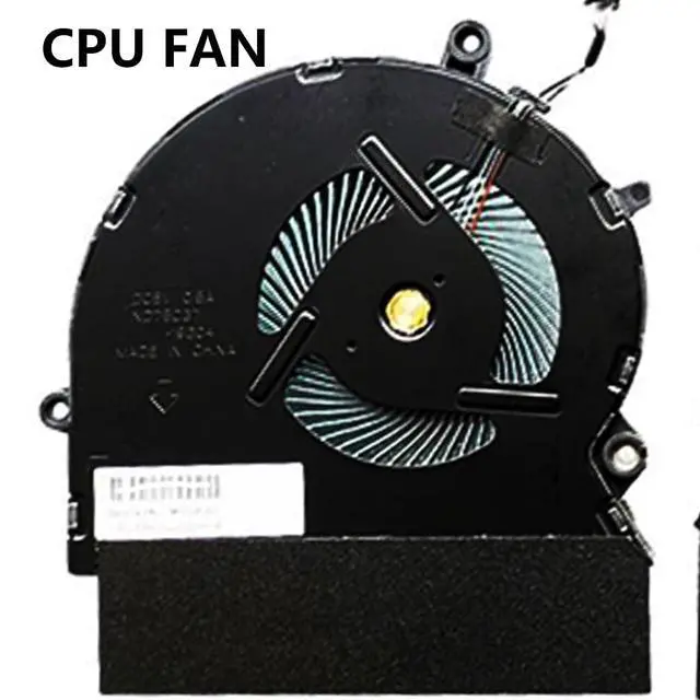 Alt view image 6 of 7 - CPU + GPU Cooling Fans Suitable for HP Spectre X360 15'' i7-10750H 15-EB 15t-EB TPN-Q226 GTX1650Ti Laptop Cooler Fan 5V 0.5A 4 PIN ND75C37-19C04 + ND75C37-19C05 P/N: M00226-001 + M00227-001 (2PCS)