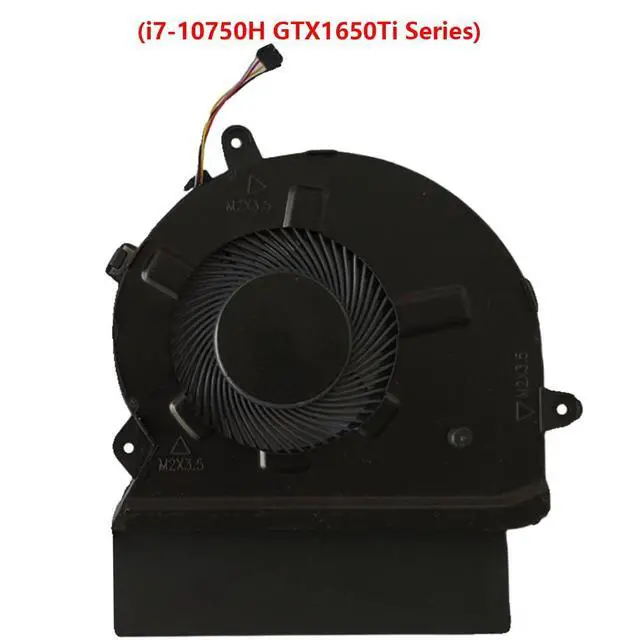 Alt view image 2 of 7 - CPU Cooling Fans Suitable for HP Spectre X360 15'' i7-10750H 15-EB 15t-EB TPN-Q226 GTX1650Ti Laptop Cooler Fan 5V 0.5A 4 PIN ND75C37-19C04 + ND75C37-19C05 P/N: M00226-001 + M00227-001 (CPU)
