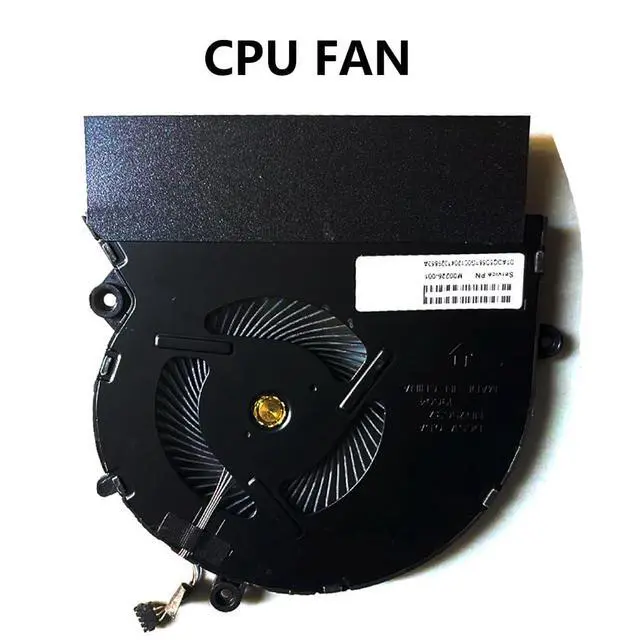 Alt view image 6 of 7 - CPU Cooling Fans Suitable for HP Spectre X360 15'' i7-10750H 15-EB 15t-EB TPN-Q226 GTX1650Ti Laptop Cooler Fan 5V 0.5A 4 PIN ND75C37-19C04 + ND75C37-19C05 P/N: M00226-001 + M00227-001 (CPU)