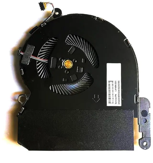 Main image of GPU Cooling Fans Suitable for HP Spectre x360 15.6" i7-8750H Version 15-DF TPN-Q213 Series Laptop Cooler Fan 5V 0.5A 4 PIN ND85C07-18C13 + ND85C07-18C14 P/N: L41485-001 + L41484-001 (GPU)
