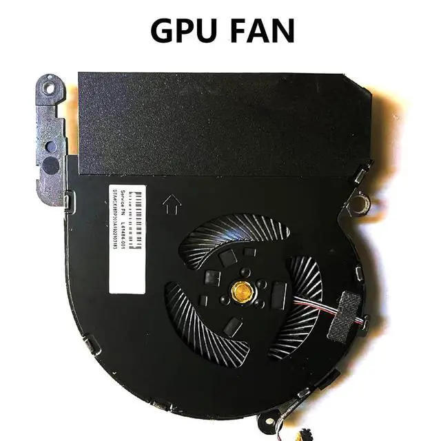 Alt view image 6 of 7 - GPU Cooling Fans Suitable for HP Spectre x360 15.6" i7-8750H Version 15-DF TPN-Q213 Series Laptop Cooler Fan 5V 0.5A 4 PIN ND85C07-18C13 + ND85C07-18C14 P/N: L41485-001 + L41484-001 (GPU)
