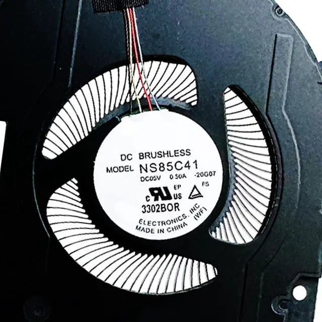 Alt view image 3 of 7 - CPU Cooling Fans Suitable for HP Pavilion X360 14 INCH 14-DY 14M-DY 2-in-1 TPN-W146 TPN-W155 Series Laptop Cooler Fan 5V 0.5A 4 PIN NS85C41-20G07 P/N: M45024-001 N09477-001