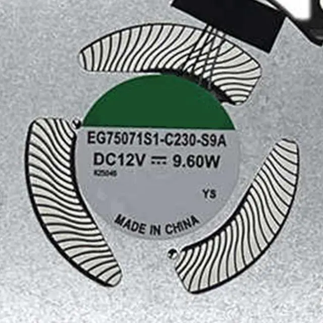 Alt view image 4 of 7 - 12V CPU + GPU Cooling Fans Suitable for HP OMEN 8 Pro RTX3060 3070 16-K 16-N TPN-Q280 TPN-Q281 Laptop Cooler Fan 12V 9.6W 4 PIN EG75071S1-C220-S9A + EG75071S1-C230-S9A N18099-001 + N18100-001 (2PCS)