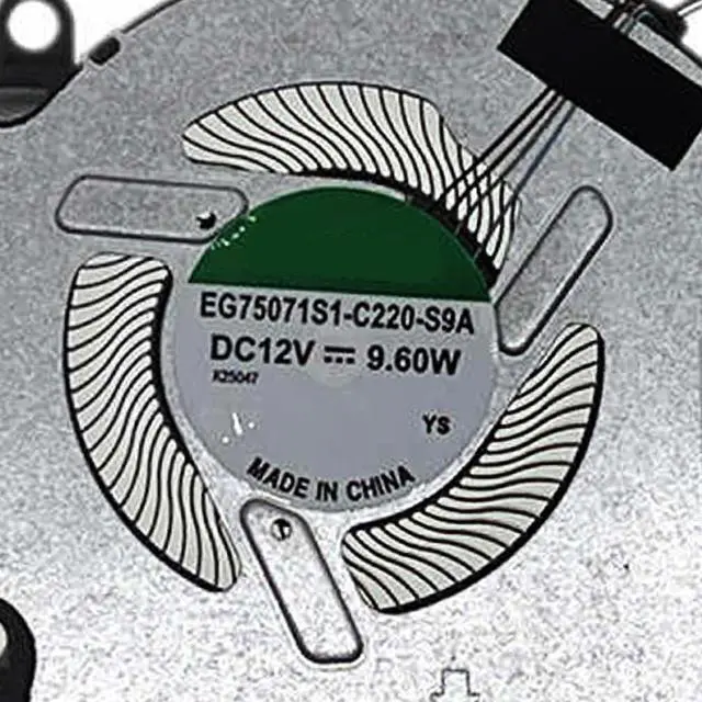Alt view image 3 of 7 - 12V CPU + GPU Cooling Fans Suitable for HP OMEN 8 Pro RTX3060 3070 16-K 16-N TPN-Q280 TPN-Q281 Laptop Cooler Fan 12V 9.6W 4 PIN EG75071S1-C220-S9A + EG75071S1-C230-S9A N18099-001 + N18100-001 (2PCS)