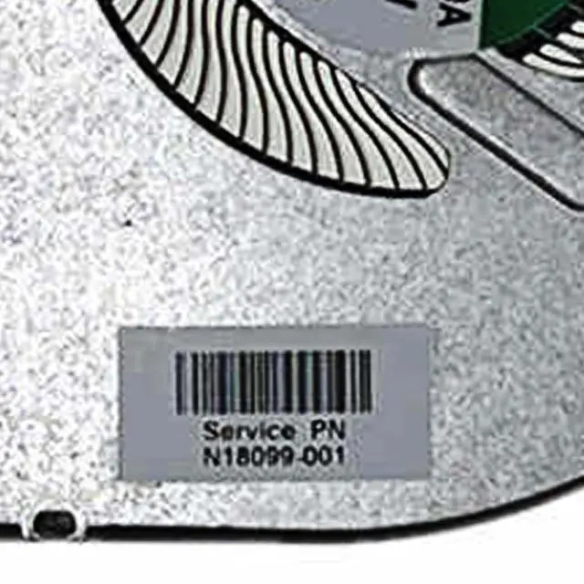 Alt view image 6 of 7 - 12V CPU + GPU Cooling Fans Suitable for HP OMEN 8 Pro RTX3060 3070 16-K 16-N TPN-Q280 TPN-Q281 Laptop Cooler Fan 12V 9.6W 4 PIN EG75071S1-C220-S9A + EG75071S1-C230-S9A N18099-001 + N18100-001 (2PCS)