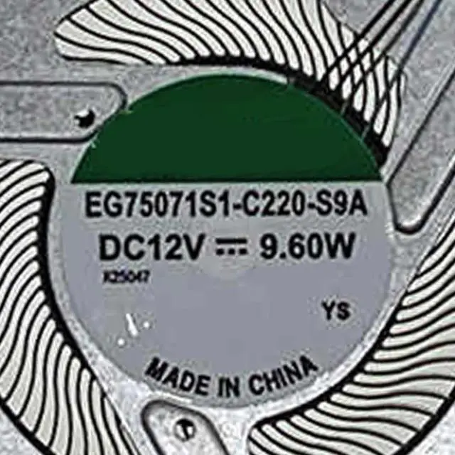 Alt view image 3 of 7 - 12V CPU Cooling Fans Suitable for HP OMEN 8 Pro RTX3060 3070 16-K 16-N TPN-Q280 TPN-Q281 Laptop Cooler Fan 12V 9.6W 4 PIN EG75071S1-C220-S9A + EG75071S1-C230-S9A N18099-001 + N18100-001 (CPU)