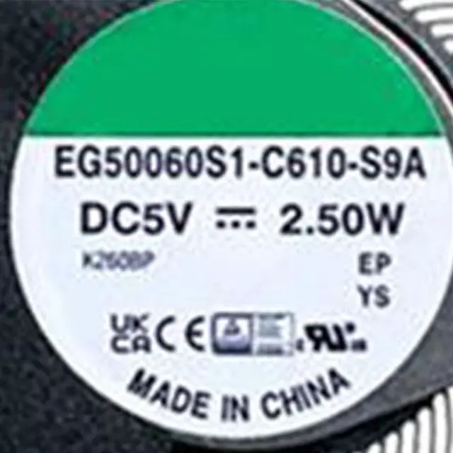 Alt view image 3 of 7 - GPU Cooling Fans Suitable for HP Envy X360 15-EY 15-EW 15T-EW 15Z-EY TPN-C157 2-in-1 Series Laptop Cooler Fan 5V 4 PIN EG50040S1-CT00-S9A + EG50060S1-C610-S9A P/N: N09635-001 + N09634-001 (GPU)