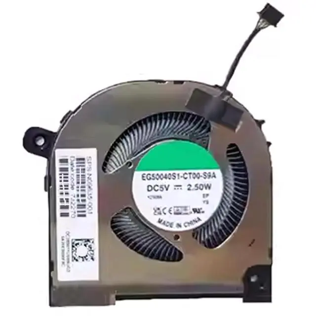 Main image of CPU Cooling Fans Suitable for HP Envy X360 15-EY 15-EW 15T-EW 15Z-EY TPN-C157 2-in-1 Series Laptop Cooler Fan 5V 4 PIN EG50040S1-CT00-S9A + EG50060S1-C610-S9A P/N: N09635-001 + N09634-001 (CPU)