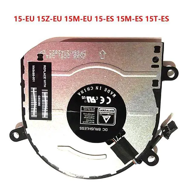 Alt view image 6 of 7 - GPU Cooling Fans Suitable for HP Envy X360 15-EU 15Z-EU 15M-EU 15-ES 15M-ES 15T-ES TPN-W149 TPN-W150 Series Laptop Cooler Fan 5V 0.5A 4 PIN DFS5K22B05673A FNA3 + DFS5K12114262C FNA5 (GPU)