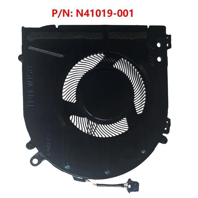 Alt view image 7 of 7 - CPU Cooling Fans Suitable for HP Envy X360 14-ES 14T-ES TPN-W158 Series : 14-ES0033DX 14-ES0013DX 14T-ES000 14-ES0000CA 14-ES0010CA Laptop Cooler Fan 5V 0.5A 4 PIN DFS5K22B05673 P/N: N41019-001