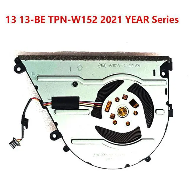 Alt view image 6 of 7 - CPU Cooling Fans Suitable for HP Pavilion 13 13-BE TPN-W152 2021 Year Series : 13-be00xx 13-be10xx 13-be 20xx Laptop Cooler Fan 5V 0.5A 4 PIN NS85C41-20J07 P/N: M52816-001