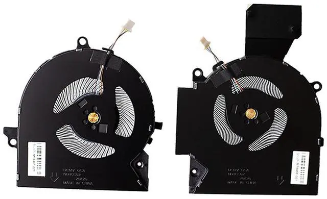 Main image of 12V CPU + GPU Cooling Fans Suitable for HP OMEN 7 RTX3060 16-B 16-B0001TX 16-B0005TX 16-C TPN-Q265 TPN-Q267 Series Laptop Cooler Fan 12V 0.5A 4 PIN ND8CC02-20K25 + ND8CC02-20K26 (2PCS)