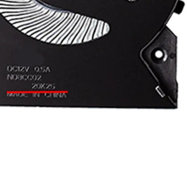 Alt view image 6 of 7 - 12V CPU + GPU Cooling Fans Suitable for HP OMEN 7 RTX3060 16-B 16-B0001TX 16-B0005TX 16-C TPN-Q265 TPN-Q267 Series Laptop Cooler Fan 12V 0.5A 4 PIN ND8CC02-20K25 + ND8CC02-20K26 (2PCS)