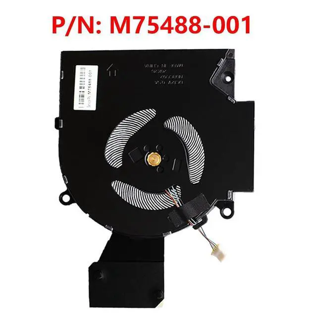 Alt view image 6 of 7 - 12V GPU Cooling Fans Suitable for HP OMEN 7 RTX3060 16-B 16-B0001TX 16-B0005TX 16-C TPN-Q265 TPN-Q267 Series Laptop Cooler Fan 12V 0.5A 4 PIN ND8CC02-20K25 + ND8CC02-20K26 (GPU)