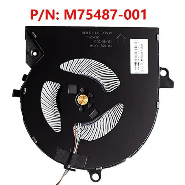 Alt view image 6 of 7 - 12V CPU + GPU Cooling Fans Suitable for HP OMEN 7 RTX3060 16-B 16-B0001TX 16-B0005TX 16-C TPN-Q265 TPN-Q267 Series Laptop Cooler Fan 12V 0.5A 4 PIN ND8CC02-20K25 + ND8CC02-20K26 (CPU)