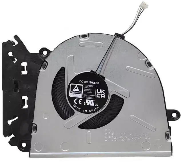 Main image of CPU Cooling Fans Suitable for HP 15-FC 15z-FC 250 255 G10 TPN-Q287 2023 Series 15-FC00XX 5-FC01XX Laptop Cooler Fan 5V 0.5A 4 PIN DFS5K12114262K FQ6V P/N: N38474-001