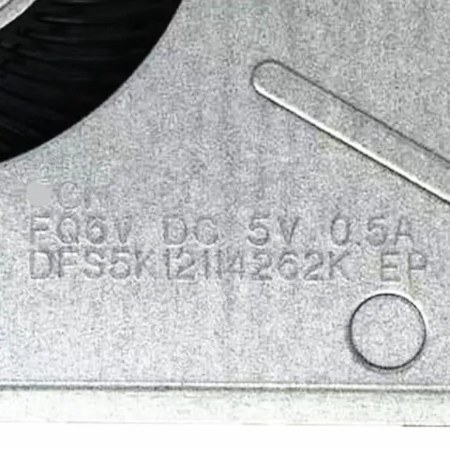 Alt view image 3 of 7 - CPU Cooling Fans Suitable for HP 15-FC 15z-FC 250 255 G10 TPN-Q287 2023 Series 15-FC00XX 5-FC01XX Laptop Cooler Fan 5V 0.5A 4 PIN DFS5K12114262K FQ6V P/N: N38474-001