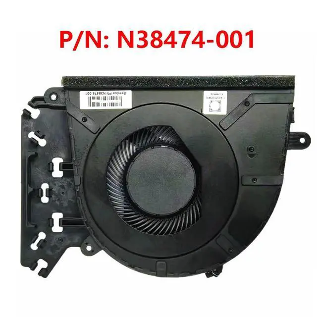 Alt view image 7 of 7 - CPU Cooling Fans Suitable for HP 15-FC 15z-FC 250 255 G10 TPN-Q287 2023 Series 15-FC00XX 5-FC01XX Laptop Cooler Fan 5V 0.5A 4 PIN DFS5K12114262K FQ6V P/N: N38474-001