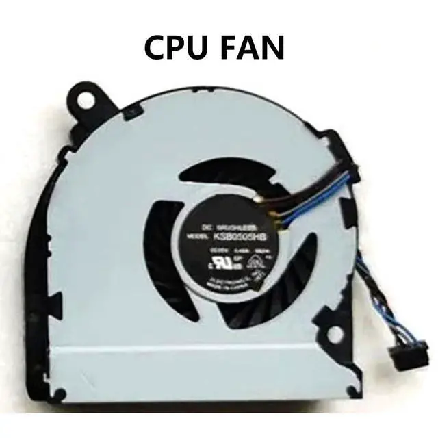 Alt view image 6 of 7 - CPU + GPU Cooling Fans Suitable for HP Envy 15-3000 15-3000TX 15-3200 15-3202TX 15T-3200 Series Laptop Cooler Fan 5V 0.4A 4 PIN KSB0505HB -BE24 + KSB06105HB -BE25 (2PCS)