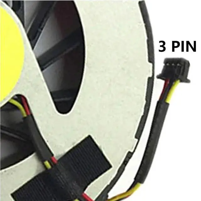 Alt view image 4 of 4 - CPU Cooling Fans Suitable for HP Envy 17 17-1000 17-1100 17-1101TX 17-1200 17-2000 17T-1000 17T-1100 Series Laptop Cooler Fan 5V 0.5A 3 PIN DFB552005M30T F9W2 P/N: 603799-001