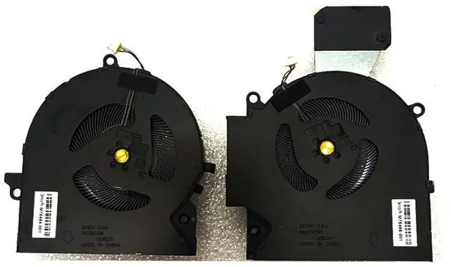 Main image of 5V CPU + GPU Cooling Fans Suitable for HP OMEN 7 RTX3050 16-B 16-B0001TX 16-B0005TX 16-C TPN-Q265 TPN-Q267 Series Laptop Cooler Fan 5V 0.6A 4 PIN NS75C06-20K23 + NS75C06-20K24 (2PCS)