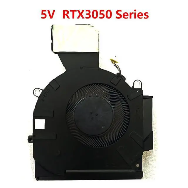 Alt view image 2 of 7 - 5V GPU Cooling Fans Suitable for HP OMEN 7 RTX3050 16-B 16-B0001TX 16-B0005TX 16-C TPN-Q265 TPN-Q267 Series Laptop Cooler Fan 5V 0.6A 4 PIN NS75C06-20K23 + NS75C06-20K24 (GPU)