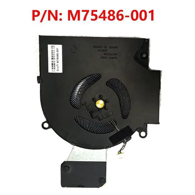 Alt view image 6 of 7 - 5V GPU Cooling Fans Suitable for HP OMEN 7 RTX3050 16-B 16-B0001TX 16-B0005TX 16-C TPN-Q265 TPN-Q267 Series Laptop Cooler Fan 5V 0.6A 4 PIN NS75C06-20K23 + NS75C06-20K24 (GPU)