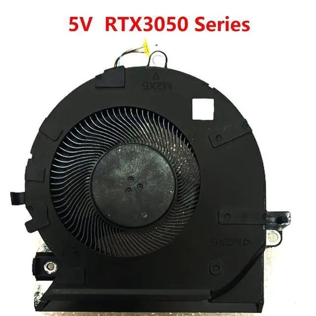 Alt view image 2 of 7 - 5V CPU Cooling Fans Suitable for HP OMEN 7 RTX3050 16-B 16-B0001TX 16-B0005TX 16-C TPN-Q265 TPN-Q267 Series Laptop Cooler Fan 5V 0.6A 4 PIN NS75C06-20K23 + NS75C06-20K24 (CPU)