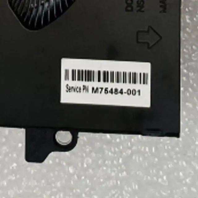 Alt view image 4 of 7 - 5V CPU Cooling Fans Suitable for HP OMEN 7 RTX3050 16-B 16-B0001TX 16-B0005TX 16-C TPN-Q265 TPN-Q267 Series Laptop Cooler Fan 5V 0.6A 4 PIN NS75C06-20K23 + NS75C06-20K24 (CPU)