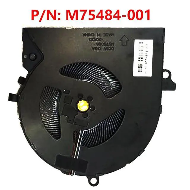 Alt view image 6 of 7 - 5V CPU Cooling Fans Suitable for HP OMEN 7 RTX3050 16-B 16-B0001TX 16-B0005TX 16-C TPN-Q265 TPN-Q267 Series Laptop Cooler Fan 5V 0.6A 4 PIN NS75C06-20K23 + NS75C06-20K24 (CPU)