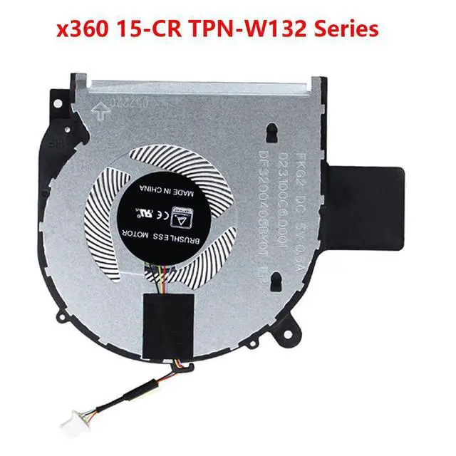 Alt view image 6 of 7 - CPU Cooling Fans Suitable for HP Pavilion x360 15-CR 15-CR0037WM CR0053 TPN-W132 Series Laptop Cooler Fan 5V 0.5A 4 PIN DFS200405BY0T FKG2 P/N: L20819-001