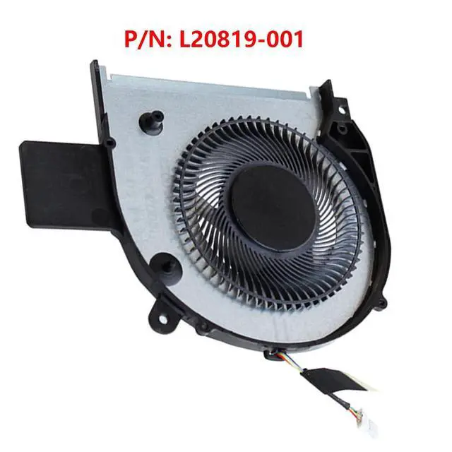 Alt view image 7 of 7 - CPU Cooling Fans Suitable for HP Pavilion x360 15-CR 15-CR0037WM CR0053 TPN-W132 Series Laptop Cooler Fan 5V 0.5A 4 PIN DFS200405BY0T FKG2 P/N: L20819-001