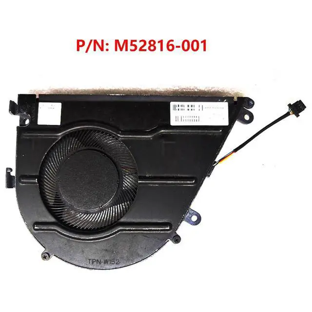 Alt view image 7 of 7 - CPU Cooling Fans Suitable for HP Pavilion 13 13-BE TPN-W152 2021 Year Series : 13-be00xx 13-be10xx 13-be 20xx Laptop Cooler Fan 5V 0.5A 4 PIN DFS5K12115491P FNA0 P/N: M52816-001