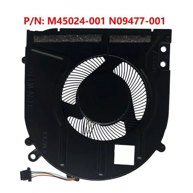 Alt view image 7 of 7 - CPU Cooling Fans Suitable for HP Pavilion X360 14 INCH 14-DY 14M-DY 2-in-1 TPN-W146 TPN-W155 Series Laptop Cooler Fan 5V 0.5A 4 PIN DFS5K22B056736 FPF3 FN9V P/N: M45024-001 N09477-001