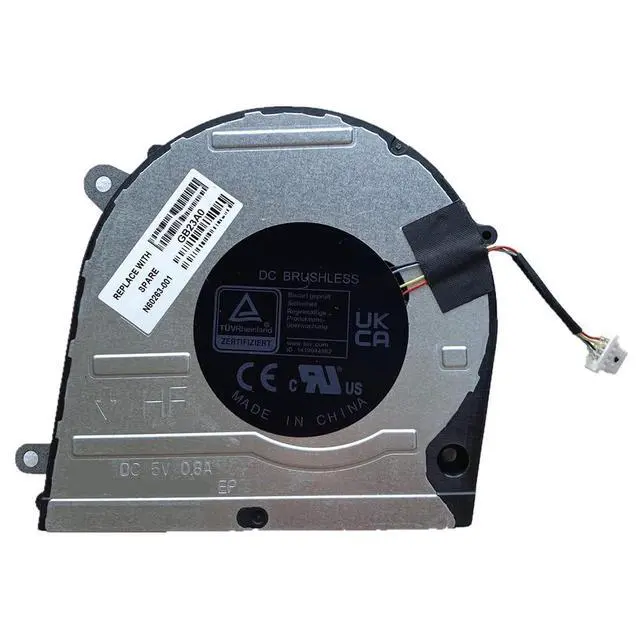 Alt view image 7 of 7 - CPU + GPU Cooling Fans Suitable for HP Sharp Pro 14 TPN-W159 TPN-W160 2023 Series Laptop Cooler Fan 5V 0.5A 4 PIN N60150-001 + N60253-001
